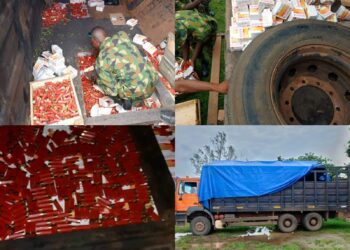 BREAKING: Troops Intercept Truckload Of Ammunition From Mali En route Anambra 