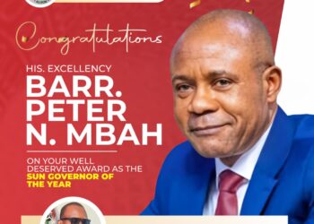 ALGON Enugu State Celebrates Governor Peter Mbah As The Sun Governor Of The Year. 