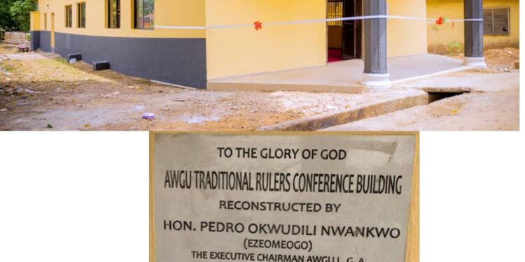 PROJECT COMMISSIONING: Gov Mbah Lauds Awgu Council Boss Over Commitment To Development
