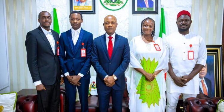BREAKING: Mbah Has Awarded Full Scholarship To 17-Year Old Aspiring Pilot Who Hails From Enugu State