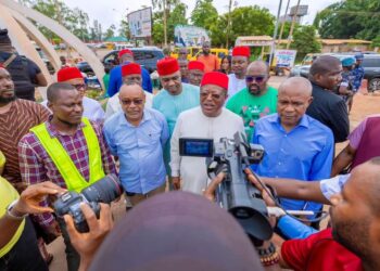 Governor Peter Mbah, Minister Of Works, Engr Dave Umahi Commend South East For Shunning The National Protests 