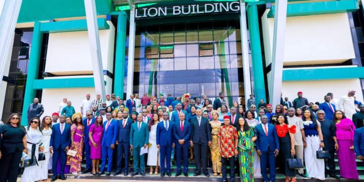 BREAKING: Governor Mbah Swears In Newly Elected Council Chairmen, Orders Them To Relocate To Their LGAs