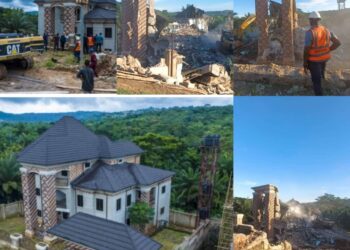 BREAKING: Enugu Gov’t Has Demolished Another Kidnappers’ Den, Warns Property Owners