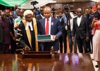 Gov Mbah Presents Record N971bn 2025 Budget To Enugu House of Assembly, Crashes Recurrent Further To 14% At N133.1bn As Cacapital Expenditure Rises To N837.9bn