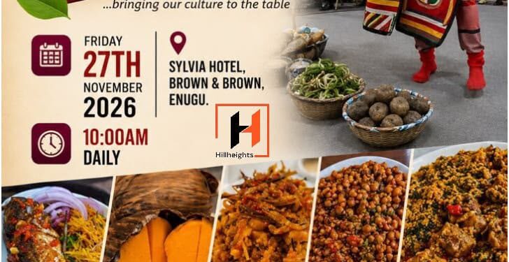 Enugu Foodfest Fourth Edition Holds On 27th Nov, 2026 At Sylvia Hotel Enugu 